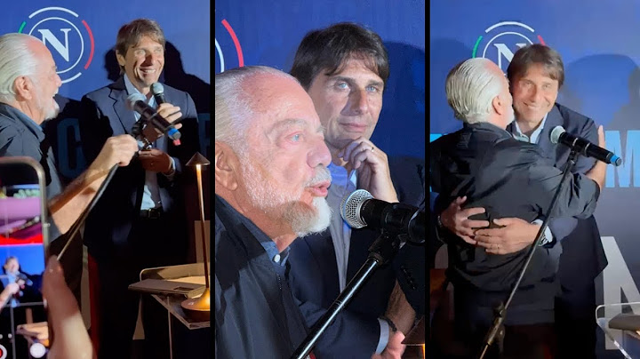 DISCORSO DE LAURENTIIS-CONTE alla Cena Scudetto: sentite cosa dice ADL su ANTONIO!