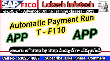 APP RUN - F110 Complete Running in SAP FICO - Automatic Payment Run in SAP FICO - By Lokesh