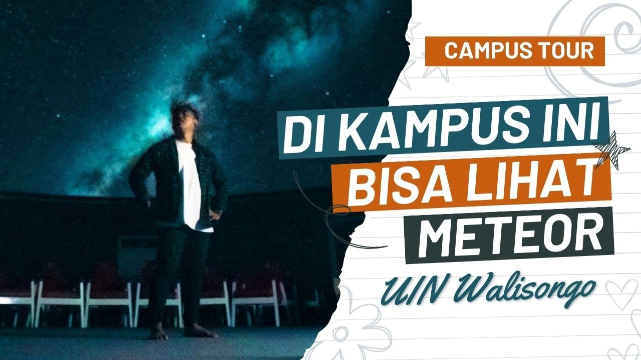 Jelajahi Kampus UIN Walisongo Semarang, Danang Giri Terkesima dengan Planetariumnya!