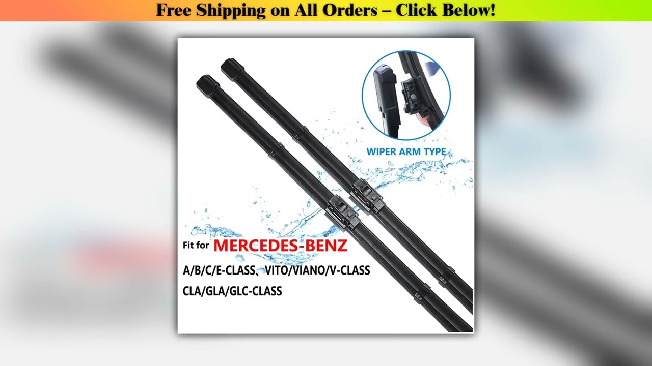 Car Wiper Blade for Mercedes Benz A B C E V CLA GLA GLC Vito Class Car Accessories W176 W246 W205 W