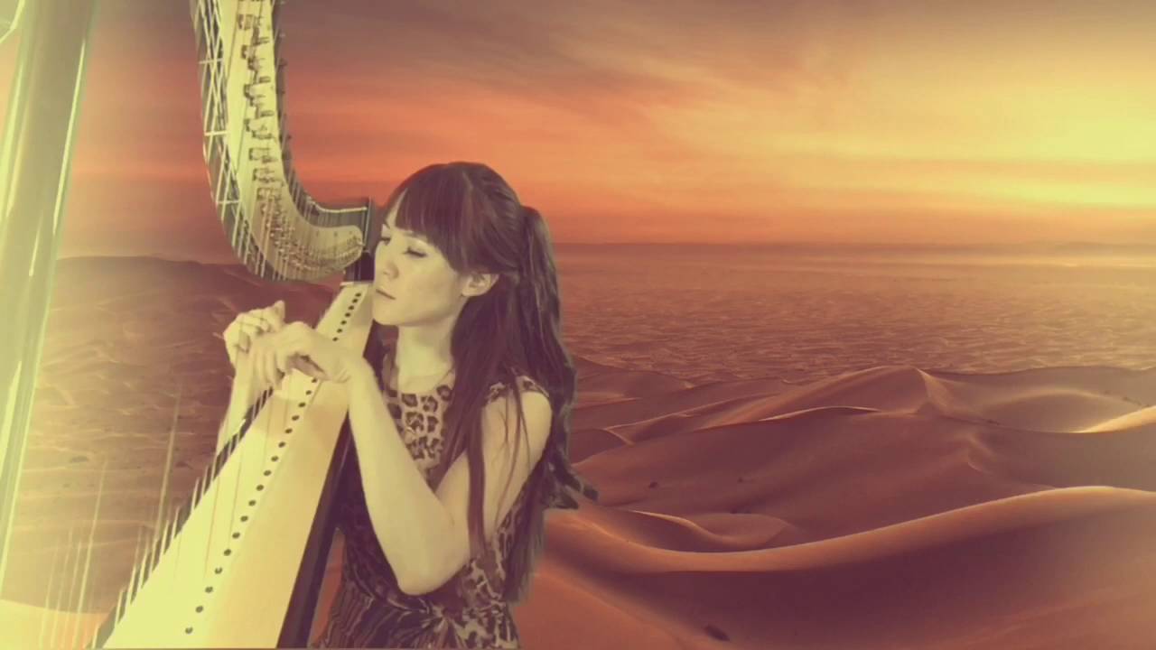 Harp Cover - Traces de Toi (Alain Chamfort) - played on 44 string Camac Clio pedal harp