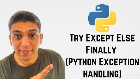 Python Tutorial for Beginners 37 - Try Except Else Finally (Python Exception handling)