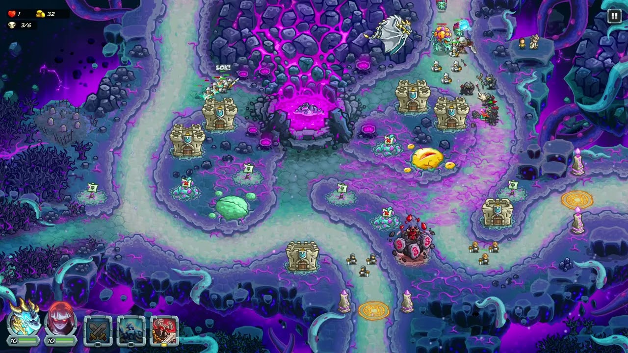 Kingdom Rush Alliance Impossible Hero Challenge - 14. Corruption Valley Heroic - Lumenir