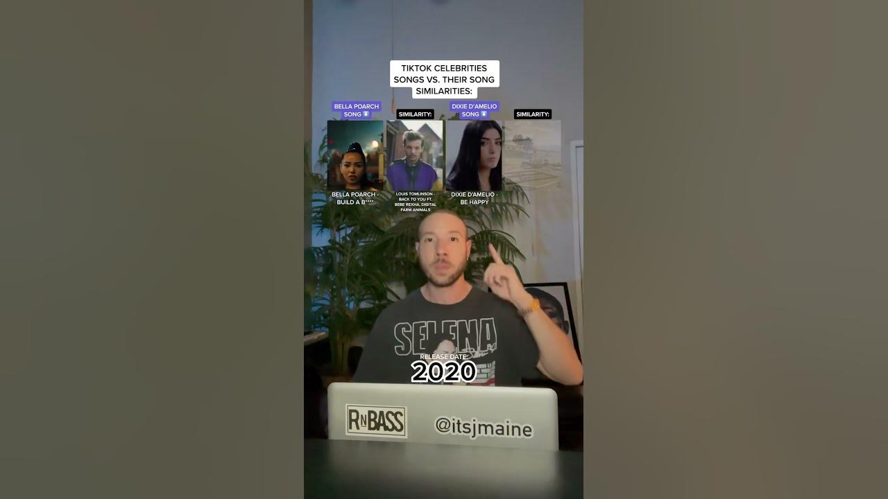 TikTok Celebrities Songs Vs. Their Song Similarities: Bella Poarch & Dixie D’Amelio #shorts #tiktok