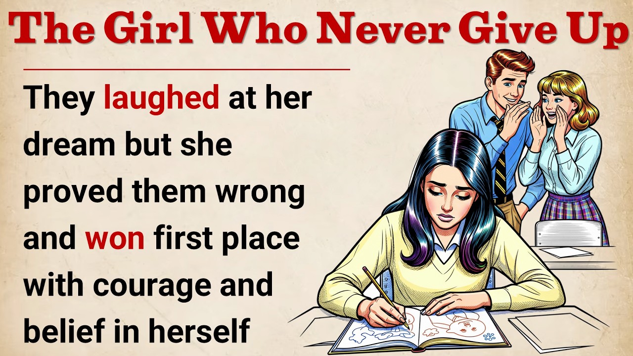 Learn English With Story 🔥 The Girl Who Never Give Up | Level 3 English ...
