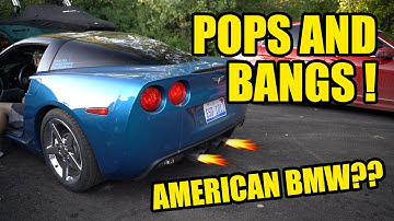 POPS AND BANGS ON A CORVETTE!? C6 HEADERS INSTALL