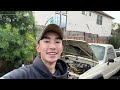 Ford 5.0L Swapped Toyota Pickup First Start!