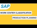 SAP Work Center Classification | What is work center classification | SAP Demo | Easy to understand