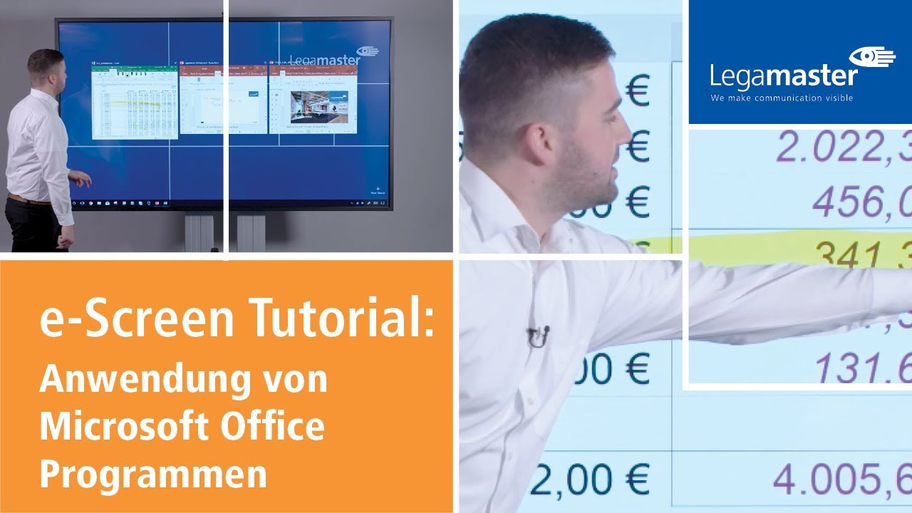 e-Screen Tutorial: Anwendung von Office Programmen - YouTube