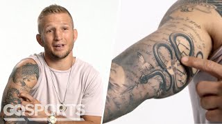 UFC Champion TJ Dillashaw Breaks Down His Tattoos | GQ Sports