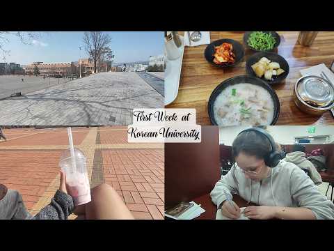 My Korea Diaries Ep. 2 | First Week at Korean University 🇰🇷