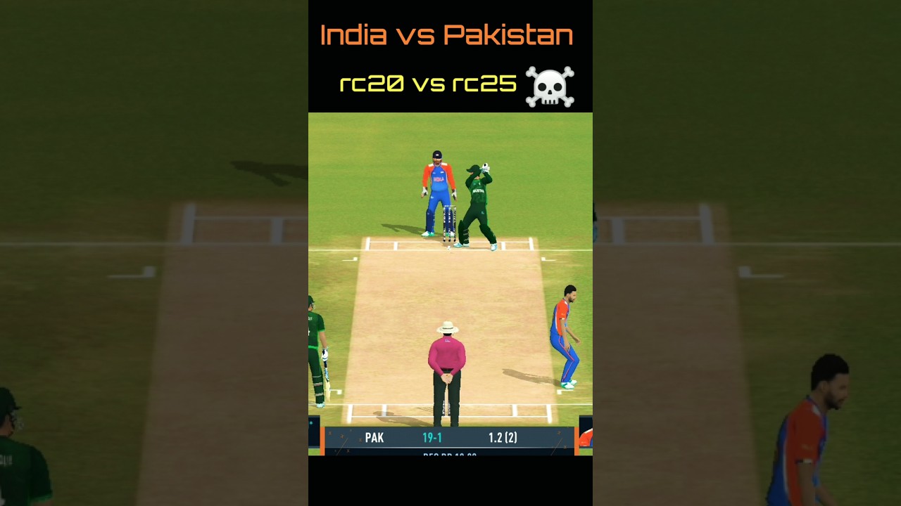 India Vs Pakistan real cricket 20||