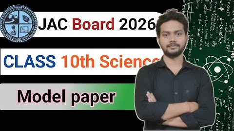 jac board class 10 model paper 2025 science || JAC board model paper objective @Jacboard2026 