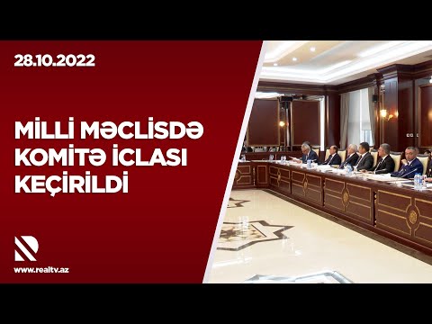 Milli Məclisdə komitə
