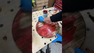 How to create burnt wood effect with torch