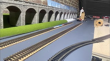 Building a loft model railway - Viaduct,Track and scenic plans