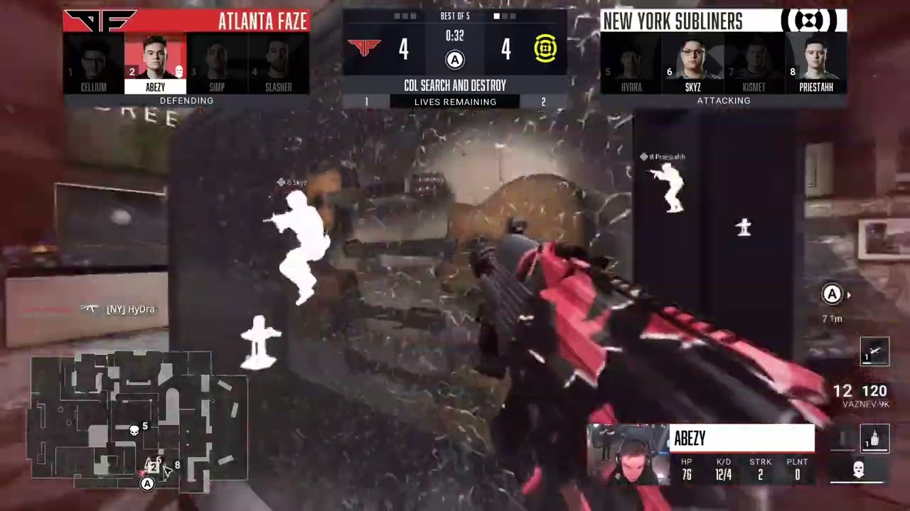 aBeZy with a DISGUSTING 1v4 on NYSL!