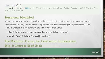Resolving C+ +  Destructor Segmentation Faults in Linked Lists