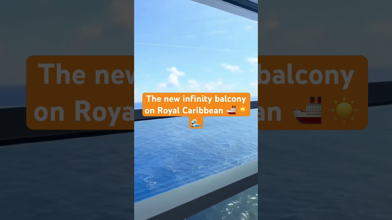 The new infinity balcony Royal Caribbean Shop! Star of the Seas! #royalcaribbean