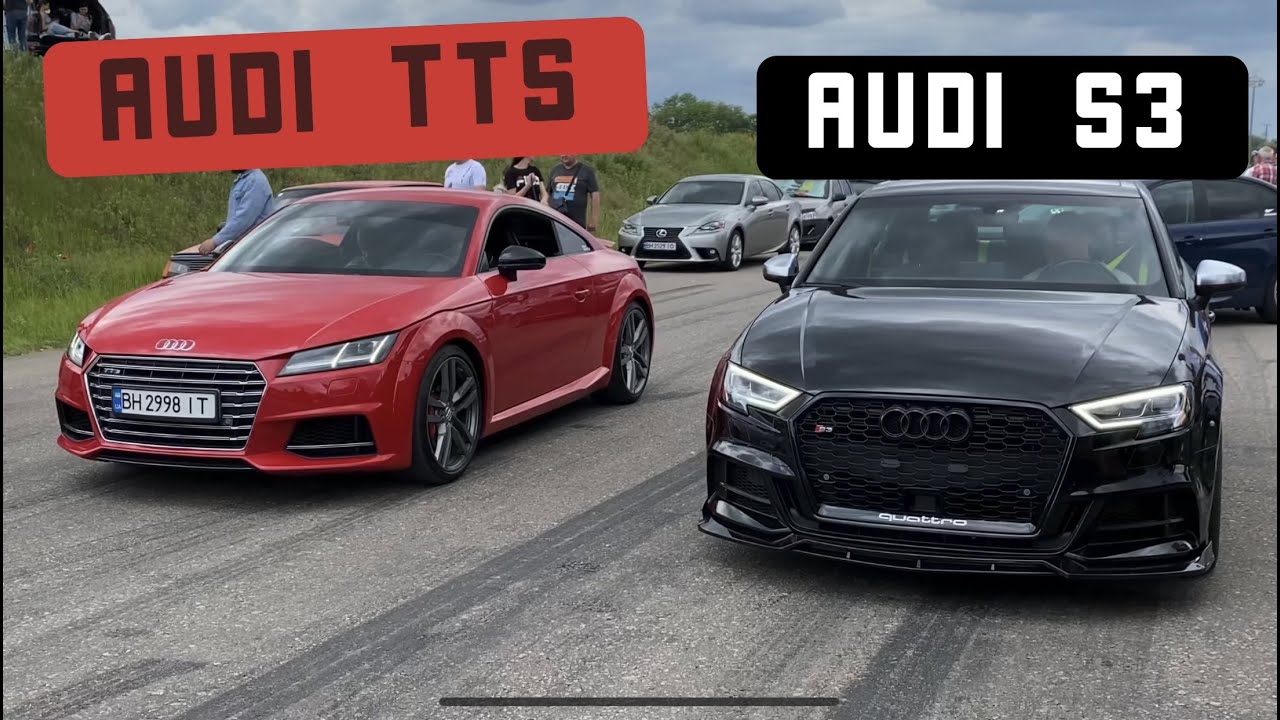 Audi TTS против Audi S3|Drag racing