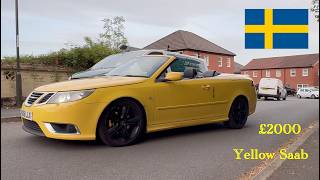Athlete Statistics I Bought This CHEAP Yellow Saab for £2,000