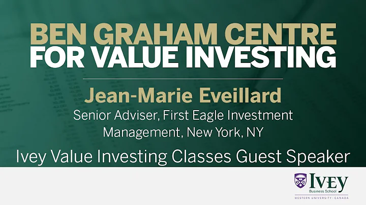 2014 Ivey Value Investing Classes Guest Speaker: J...