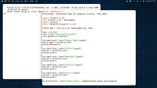Sports Statistics App in Python