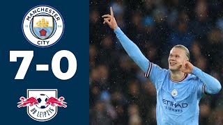 Manchester City 7-0 Rb Leipzig Uefa Champions League Round Of 16 2022 2023 Highlights