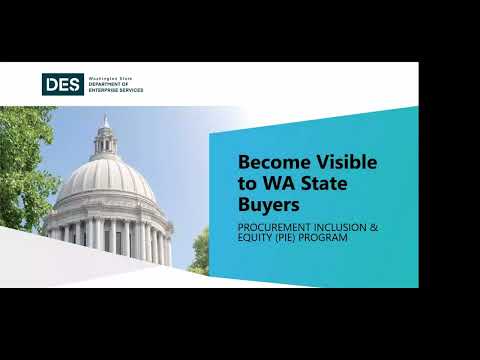 DES Contracting Become Visible to WA State Buyers