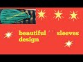 A Beautiful sleeves Design||Party Wear||With button and Frill||CC tittles with music||with border