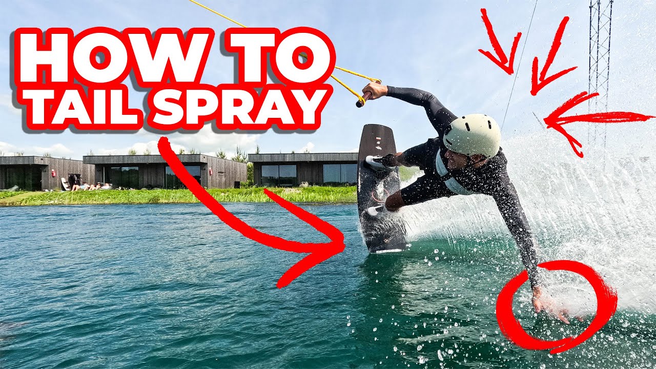Трюки вейкбординга для начинающих: Tail Spray в 3 шага