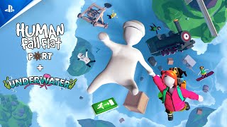 Human: Fall Flat - Free Level Underwater Launch Trailer | PS5 & PS4 Games