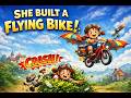 The Girl Who Built a Flying Bicycle… and Changed Everything. #bedtimestory #kidsstory #storytime