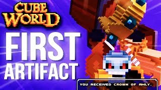 OUR FIRST ARTIFACT !! - Let's Play Cube World 2019 [Co-Op] | Episode #8