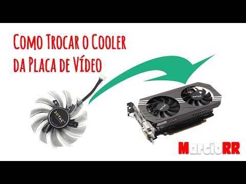 Vídeo: Como Trocar O Cooler De Uma Placa De Vídeo