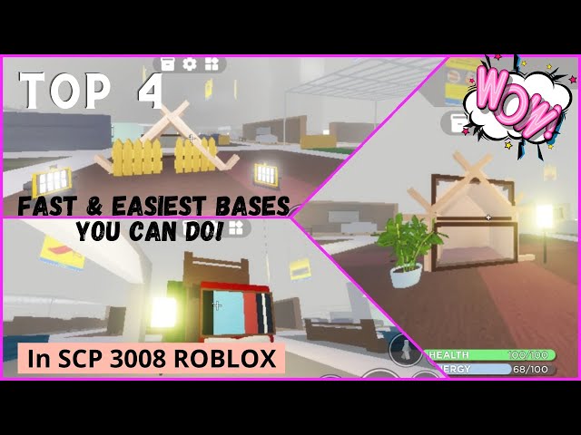 EASY BASE TO MAKE WITH 3 DESIGNS!! ROBLOX SCP 3008 