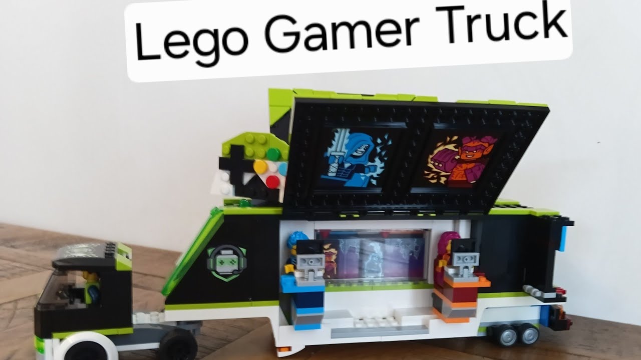 Lego Gamer Truck build time-lapse 