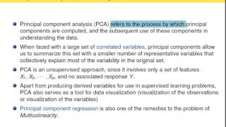 VideoLecture8: Principal Component and Factor Analysis