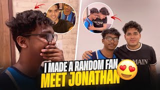 I MADE A RANDOM FAN MEET JONATHAN GAMING | HE GOT FULL EMOTIONAL🥹 | @JONATHANGAMINGYT