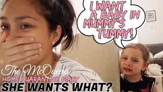 SHE WANTS WHAT? | A BABY INSIDE MUMMY'S TUMMY?