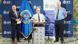 Full Full Press Conference | Two WA men charged following alleged global cybercrime syndicate News