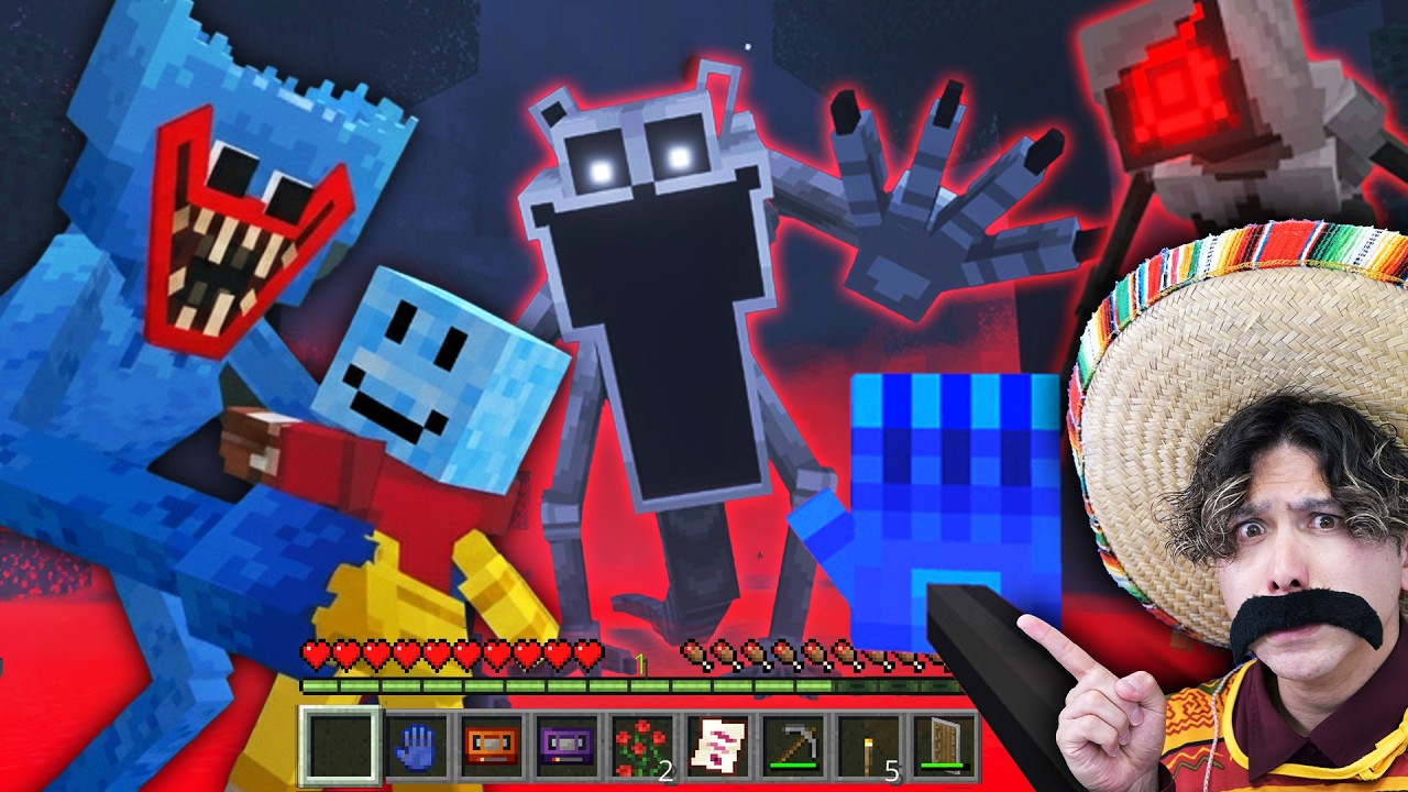 【公式】ポピープレイタイムがマイクラの世界にやってきた！【POPPY PLAYTIME/ポピープレイタイム】【マインクラフト/Minecraft】