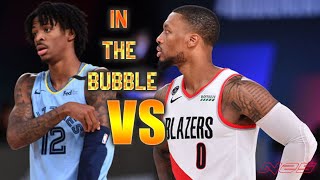 Portland Trail Blazers vs Memphis Grizzlies Full Game | August 15 | NBA Restart - NBA 2K20