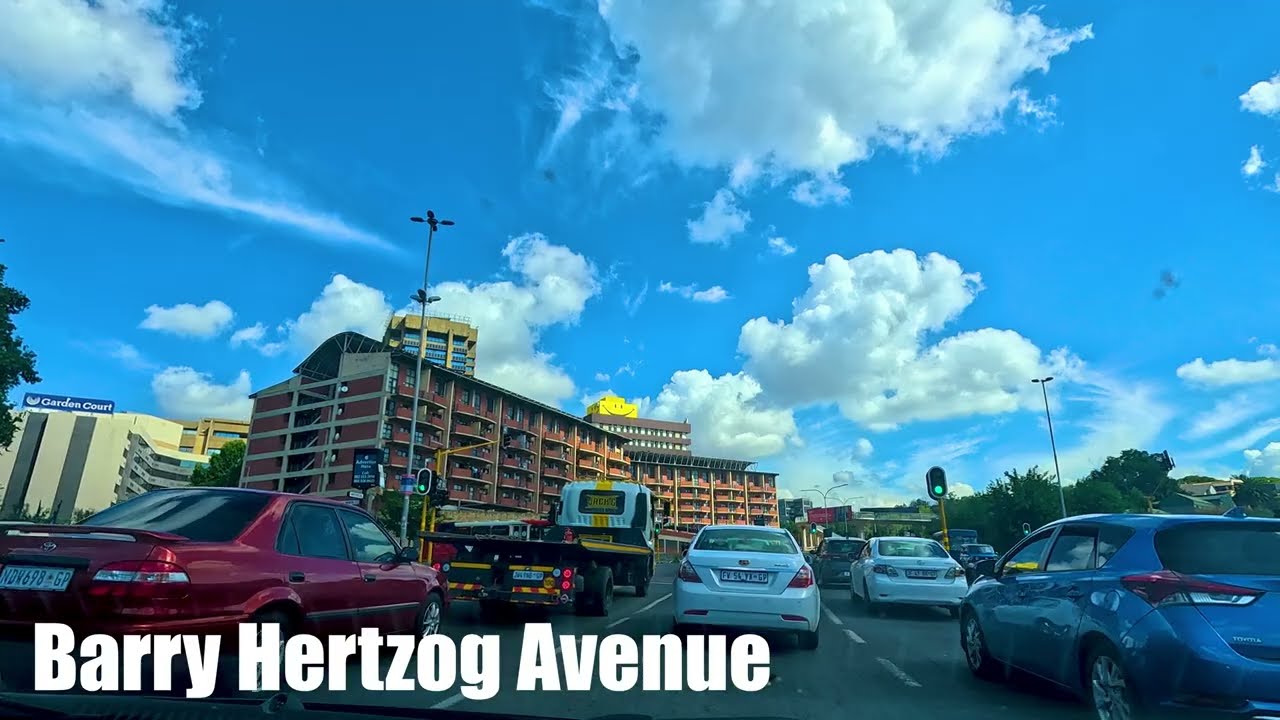 Driving around Johannesburg | Greenside to Amalgam | China Mall