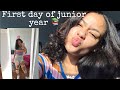 GRWM : FIRST DAY OF JUNIOR YEAR + vlog