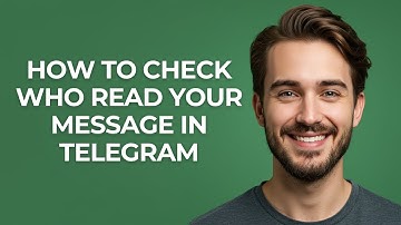 How To Check Who Read Your Message In Telegram - GUIDE!