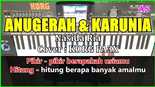 ANUGERAH DAN KARUNIA -  Nasida Ria - Karaoke Qasidah ( Cover ) Korg Pa3x