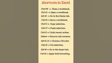 Excel shortcut keys #excel #excelshortcutkeys #youtubeshorts #shorts