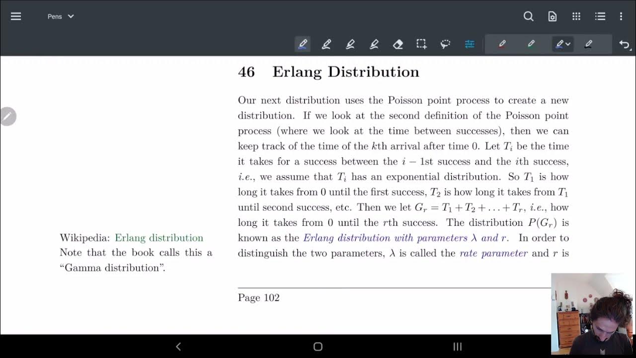 46 Erlang Distribution Part 1 Definition YouTube