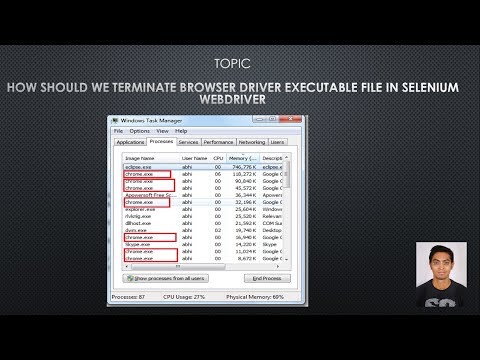 How Should We Terminate Browser Driver Executable File In Selenium WebDriver